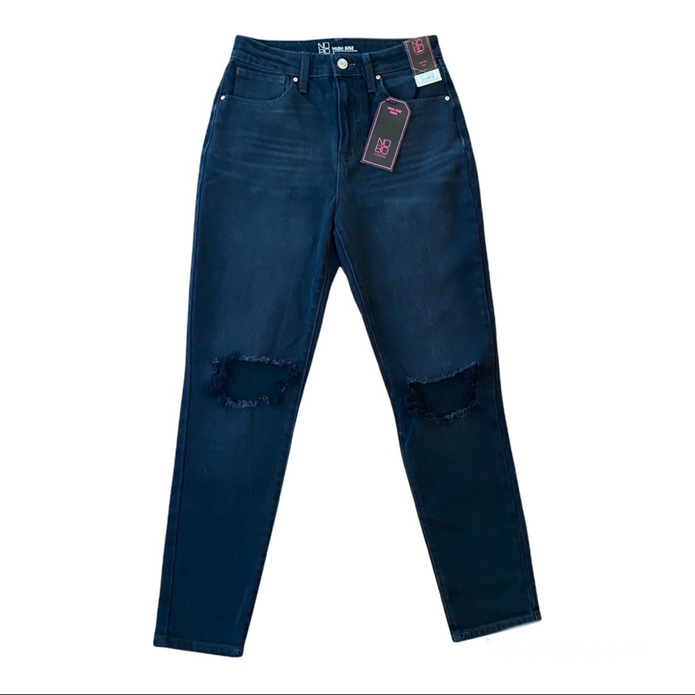 NO BOUNDARIES High Rise Mom Jeans